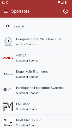 EERI Events Screenshot 2