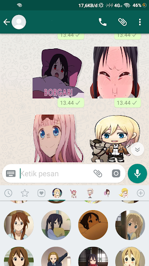 Anime Sticker For Whatsapps screenshot 2