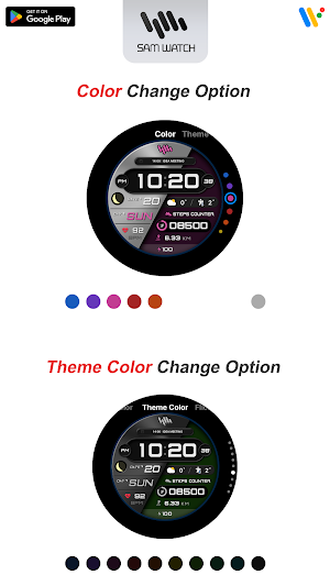 SamWatch Color Metal B Screenshot 3