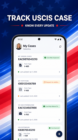 Case Tracker US Immigration Screenshot 1