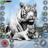 Snow Tiger Family Simulator 3D
