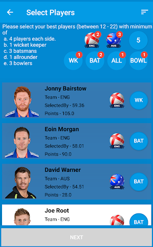 Dream Team Maker Screenshot 1