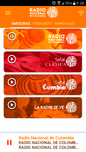 Radio Nacional de Colombia Screenshot 0
