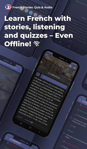 French Stories: Quiz & Audio Screenshot 0