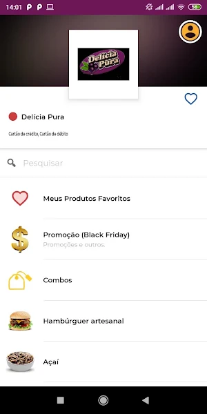 Delicia Pura Delivery Screenshot 0