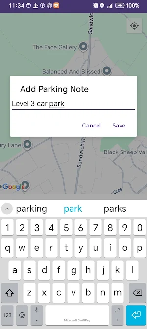 Find My Car GPS Parking Timer Screenshot 2