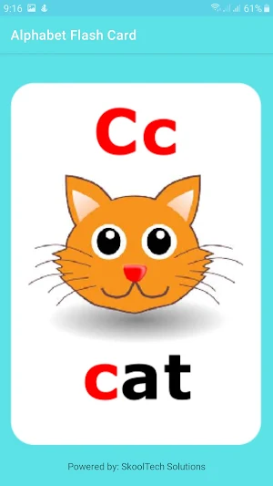 Alphabet Flash Card Screenshot 3
