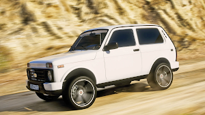 Lada Niva City Driving Simulator Screenshot 1