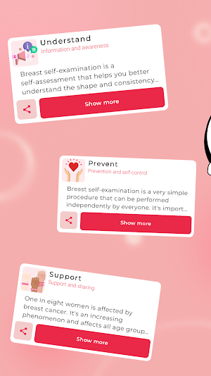 Breast self-examination Screenshot 1