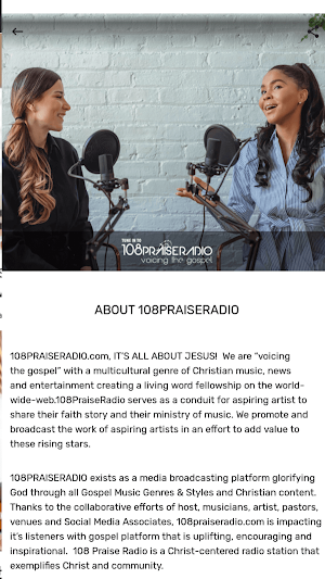 108 Praise Radio Screenshot 3
