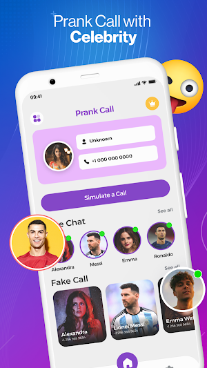 Prank Call & Fake Chat App Screenshot 0