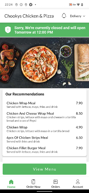 Chookys Chicken & Pizza Screenshot 1