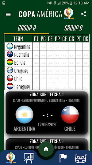 Copa America 2020 - Argentina & Colombia Screenshot 0