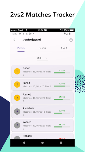 2vs2 Matches Tracker Screenshot 1