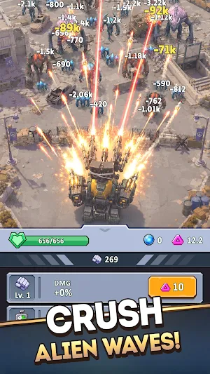 Mecha Warrior: Robot Idle TD Screenshot 3