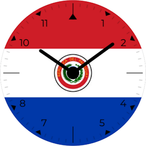 Paraguay Analog Watch Face Screenshot 3