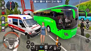 Modern Bus Simulator Drive 3D: New Bus Games Free Screenshot 1