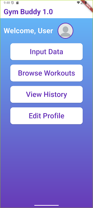 GYMBUDDY Screenshot 0