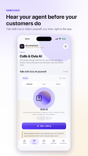 RAIMVOICE: AI Call & Reply Screenshot 1