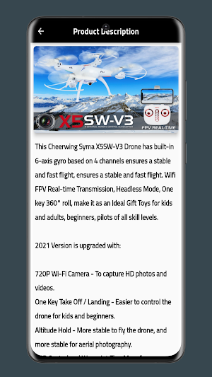 SYMA X5SW FPV Drone Guide Screenshot 3