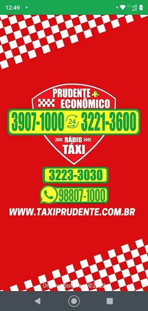 Táxi Prudente Econômico Screenshot 0