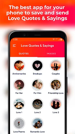 Love Quotes and Sayings Screenshot 0