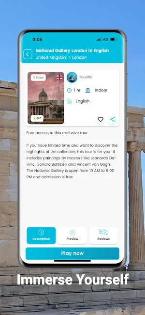 Tourific Screenshot 1