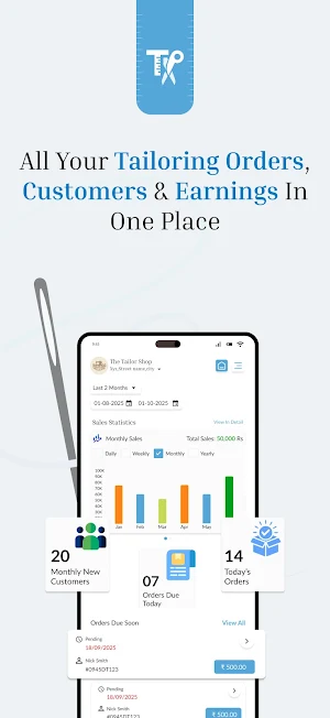 TailorsPro - App for Tailors Screenshot 1