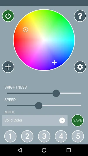 LEDGlow Motorcycle Control Screenshot 2