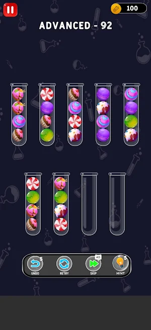 Candy Sort Puzzle: Color Tubes Screenshot 3