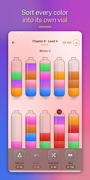 Perfume Color Sort Puzzle Screenshot 1