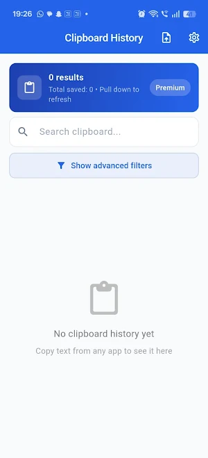 Clipboard- Store What You Copy Screenshot 0