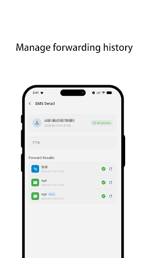 SMS Forwarder Screenshot 3