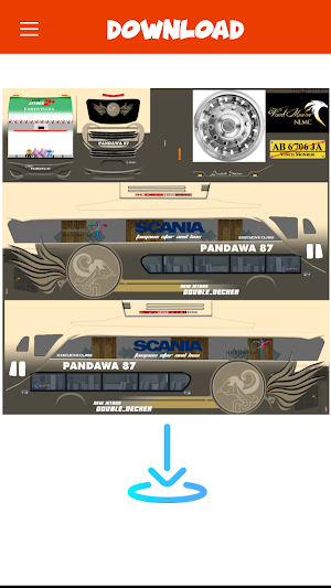 Livery Bussid Pandawa 87 Screenshot 2