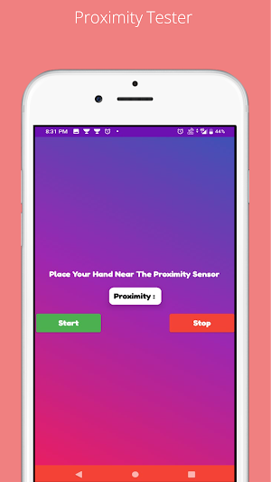 Sensor Test Screenshot 2
