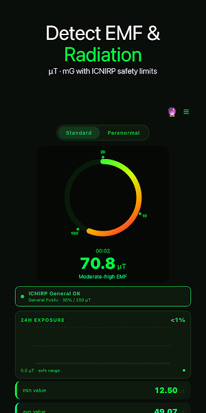 EMF Detector: Magnetic Field Screenshot 0