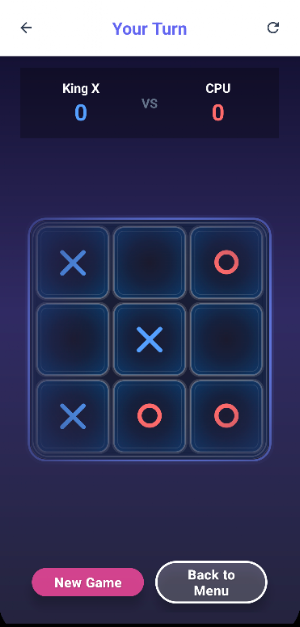 Tic Tac Toe - King X Queen Screenshot 2