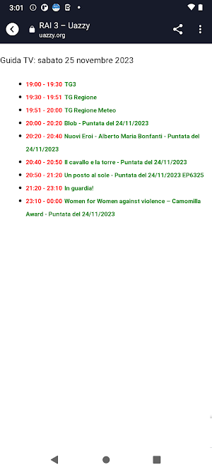 Lazzy | Guida Tv Italiane Screenshot 1