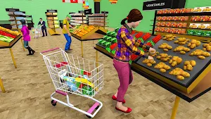 Pretend Supermarket 3D: Shopping Simulator Screenshot 0