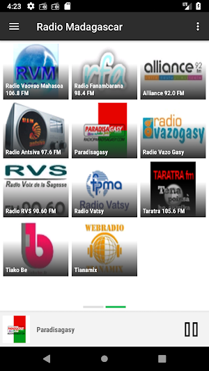 RADIO MADAGASCAR : Radios malg Screenshot 2