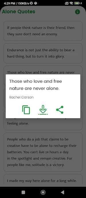 Alone Quotes and Sayings Screenshot 3