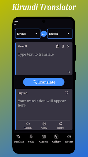Kirundi Translator Screenshot 0