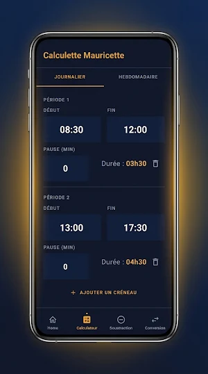 Calculette Mauricette – Heures Screenshot 3