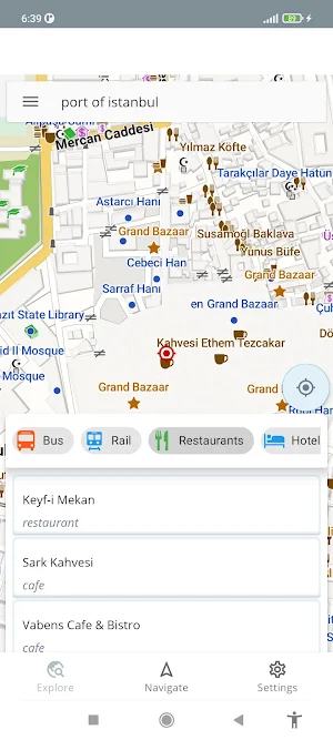 Istanbul Turkey Offline Map Screenshot 0