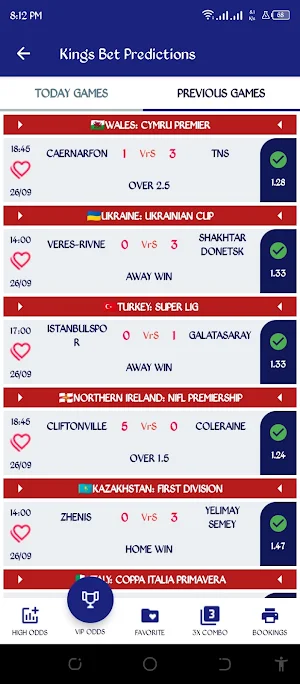 Kings Bet Predictions Screenshot 1