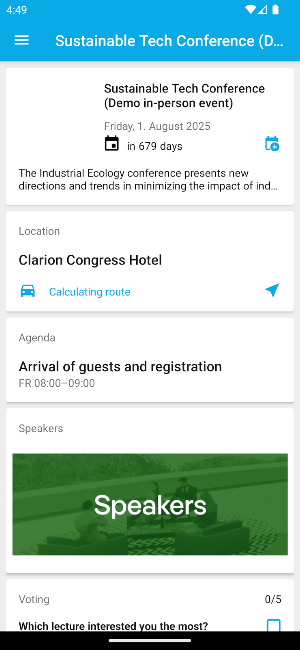 HN Events Screenshot 2
