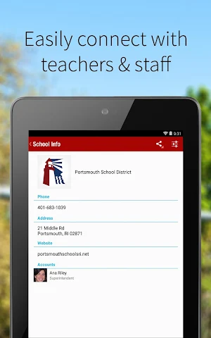 Portsmouth School Dept-RI Screenshot 1