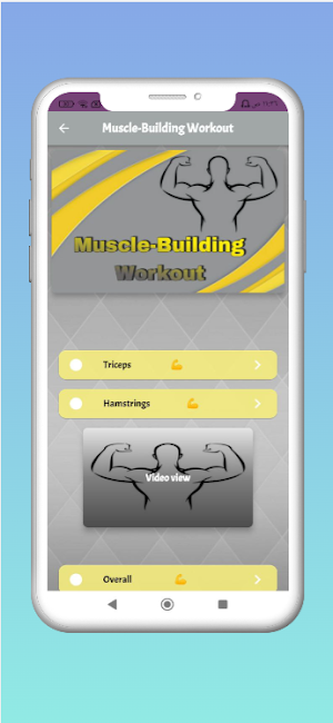 Muscle Building Workout Screenshot 0