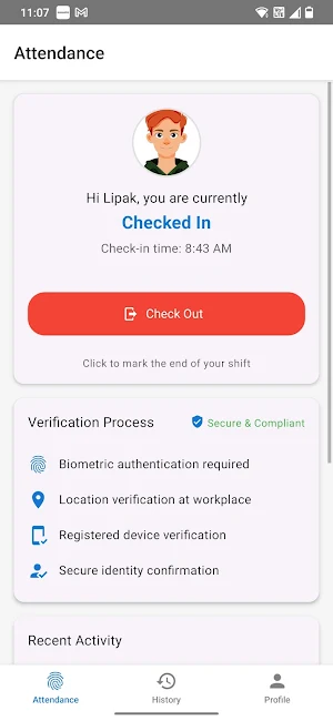 Oeta Employee Screenshot 1