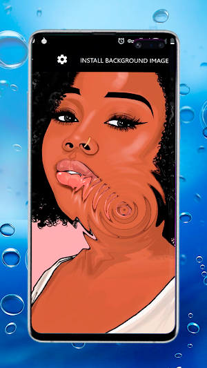 Melanin Girl Cute Black Teen L Screenshot 0